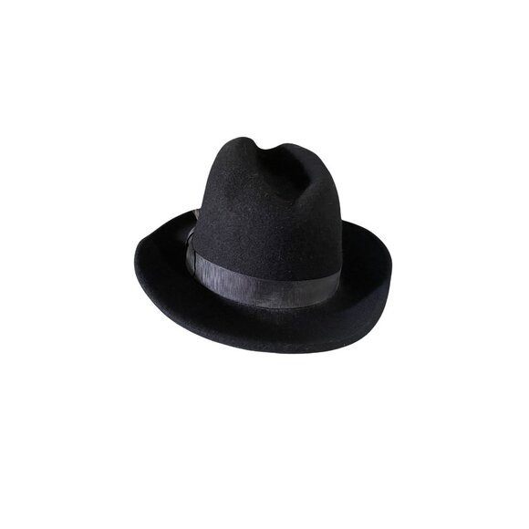 Mafill Men's Black Fedora - Picture 1 of 4